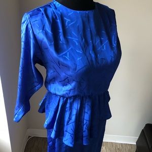 Vintage blue dress
